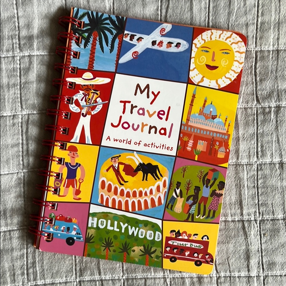NWT Mudpuppy kids My Travel Journal; activity book, 128 pages, great gift!
